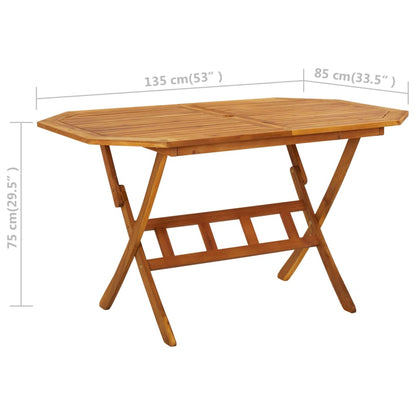 Dining Set | Natural wood finish | Solid acacia wood | Medium