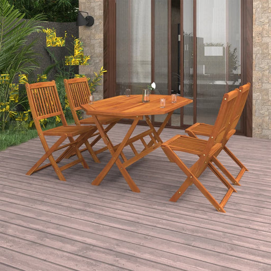Dining Set | Natural wood finish | Solid acacia wood | Medium