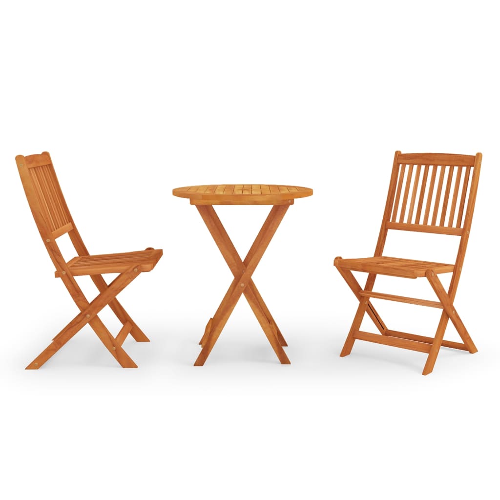 Outdoor Dining Set | Wooden | Solid eucalyptus wood | Compact