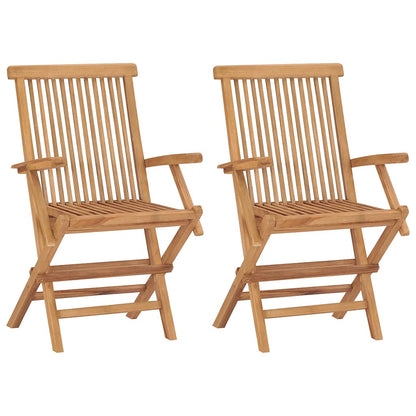 3 Piece Garden Dining Set Solid Wood Teak