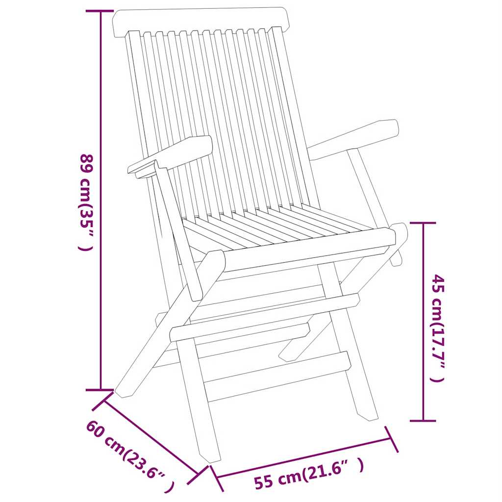 Garden Dining Set | Teak | Smoothly sanded teak hardwood | Medium