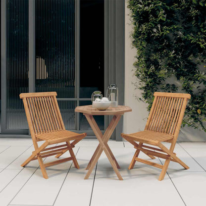 Garden Dining Set | Teak | Solid teak wood | Compact | Foldable