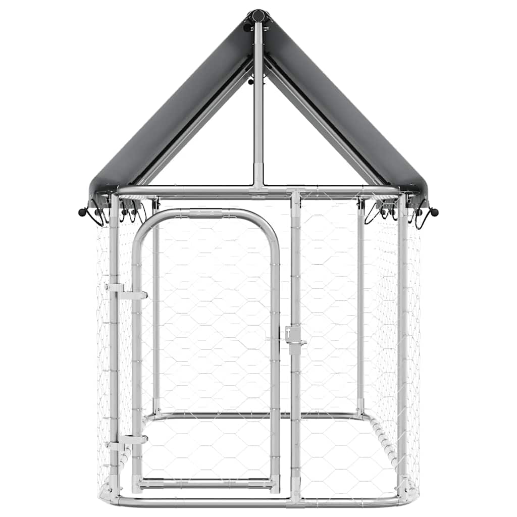 Outdoor Dog Kennel with Roof 200x100x150 cm
