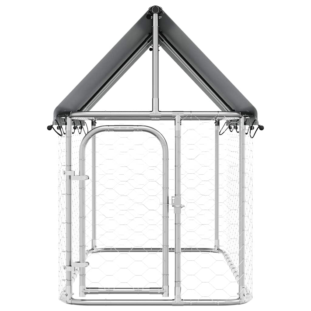 Outdoor Dog Kennel with Roof 200x100x150 cm