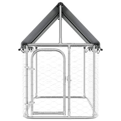 Outdoor Dog Kennel with Roof 200x100x150 cm