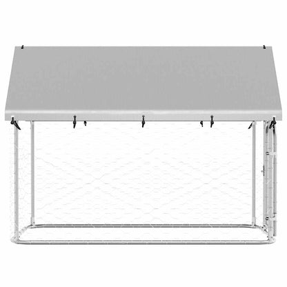 Outdoor Dog Kennel with Roof 200x100x150 cm