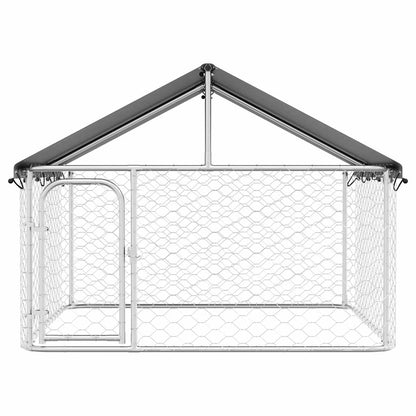Outdoor Dog Kennel with Roof 200x200x150 cm
