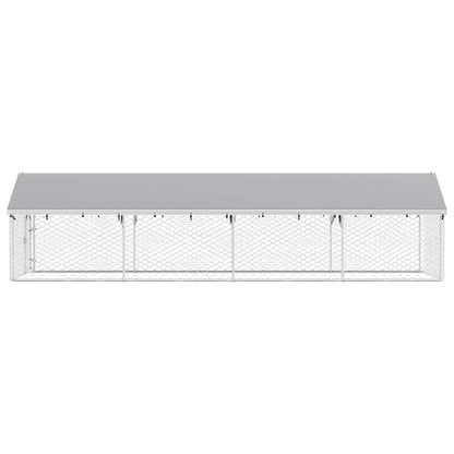 Outdoor Dog Kennel with Roof 600x200x150 cm