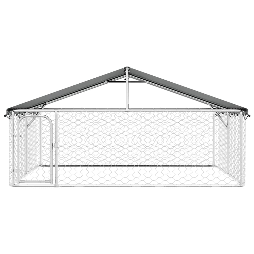 Outdoor Dog Kennel with Roof 300x300x150 cm