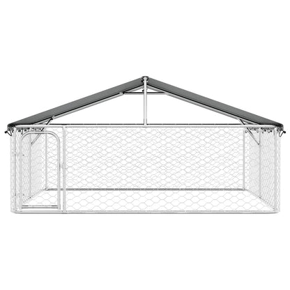 Outdoor Dog Kennel with Roof 300x300x150 cm