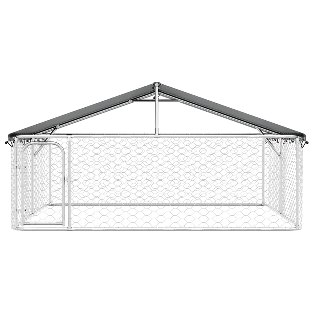 Outdoor Dog Kennel with Roof 300x300x150 cm