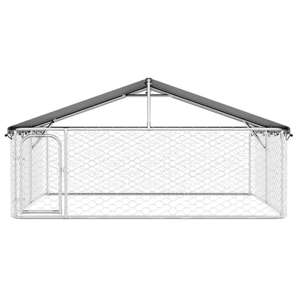 Outdoor Dog Kennel with Roof 300x300x150 cm