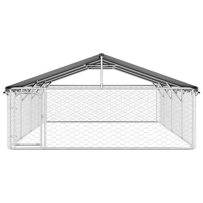 Outdoor Dog Kennel with Roof 600x300x150 cm