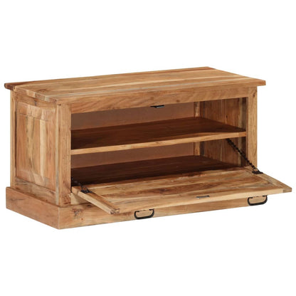 337826 vidaXL Shoe Storage Bench 85x40x45 cm Solid Acacia Wood