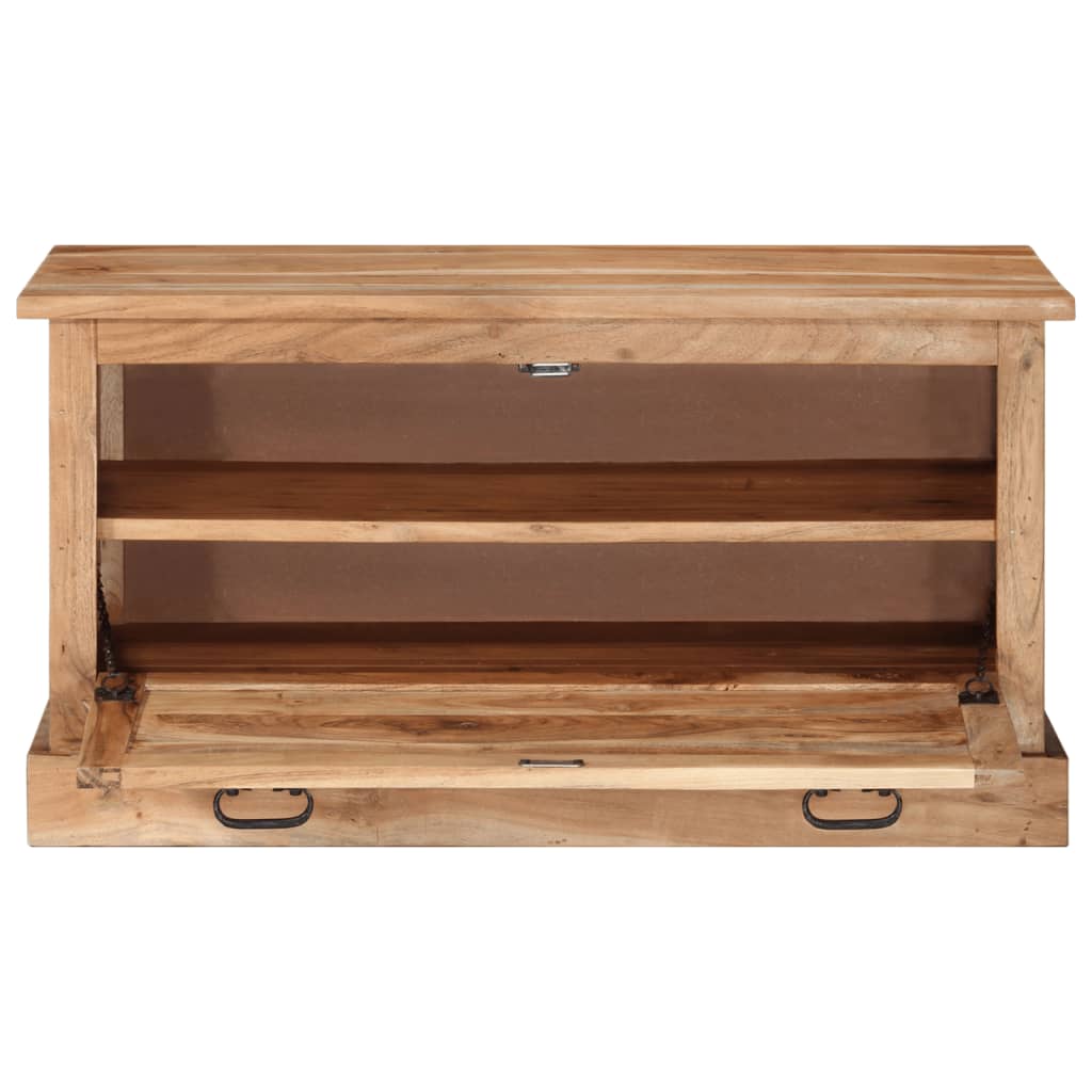 337826 vidaXL Shoe Storage Bench 85x40x45 cm Solid Acacia Wood