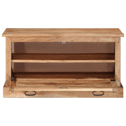 337826 vidaXL Shoe Storage Bench 85x40x45 cm Solid Acacia Wood