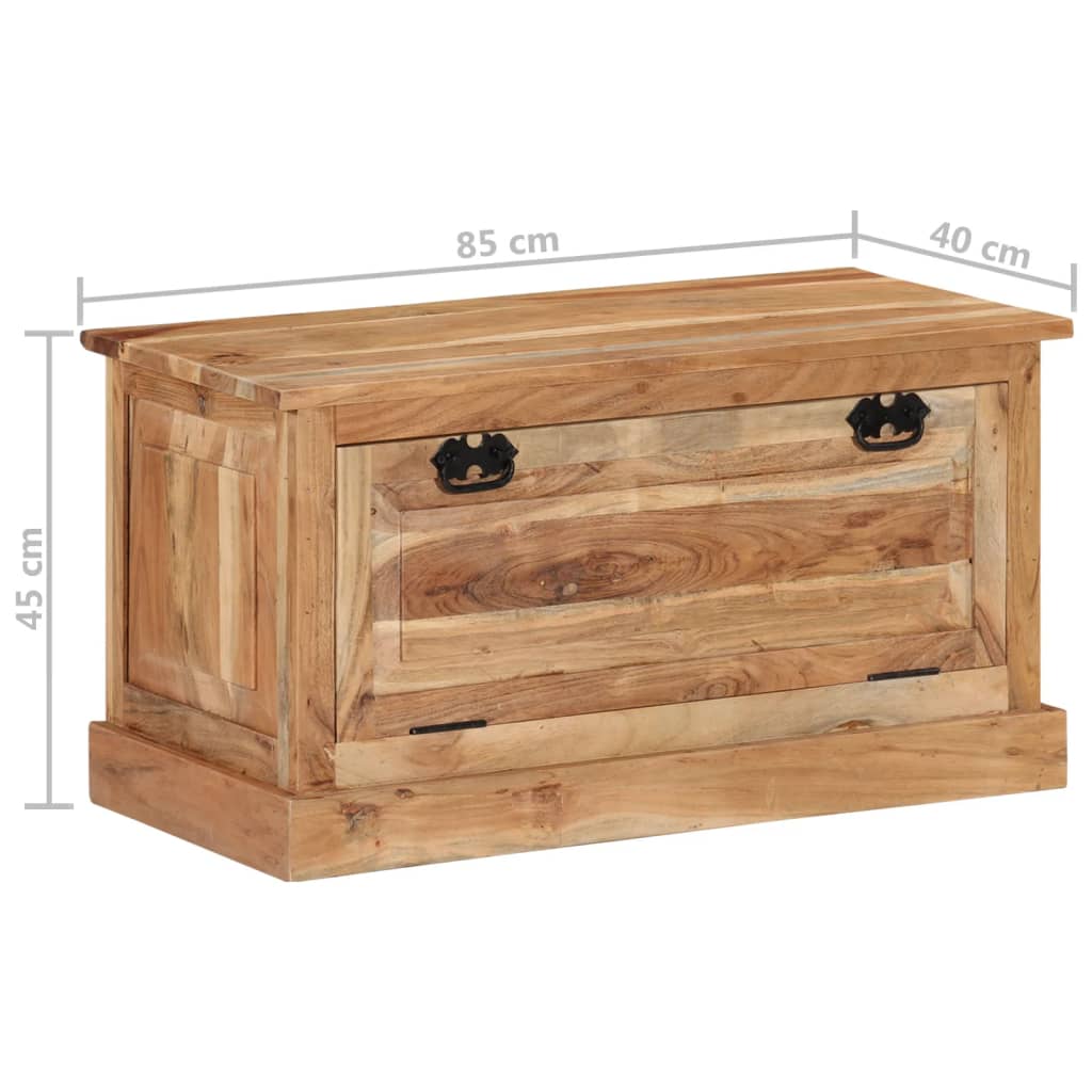337826 vidaXL Shoe Storage Bench 85x40x45 cm Solid Acacia Wood