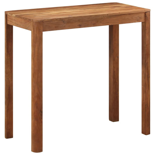 337835 vidaXL Bar Table Solid Wood Acacia with Honey Finish 110x55x106 cm