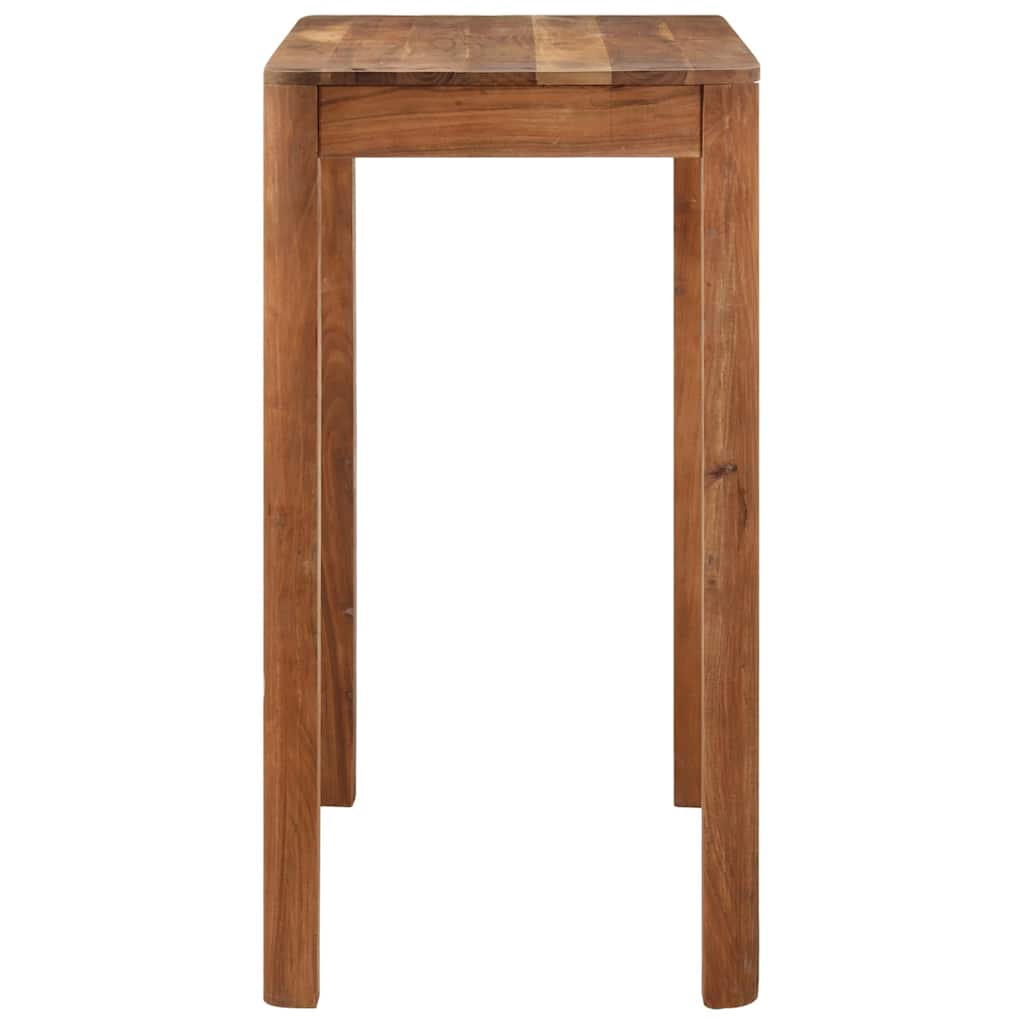 337835 vidaXL Bar Table Solid Wood Acacia with Honey Finish 110x55x106 cm