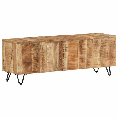 337843 vidaXL TV Cabinet 110x30x40 cm Solid Wood Mango