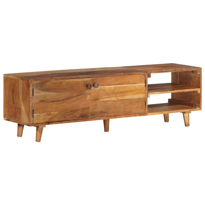 TV Cabinet Solid Wood Acacia with Honey Finish 140x30x40 cm