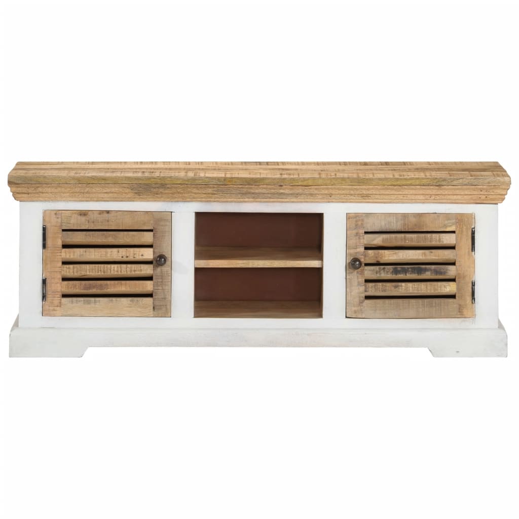 TV Cabinet 110x30x40 cm Solid Wood Mango