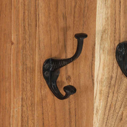 337854 vidaXL Coat Racks 2 pcs Solid Wood Acacia 38x100 cm