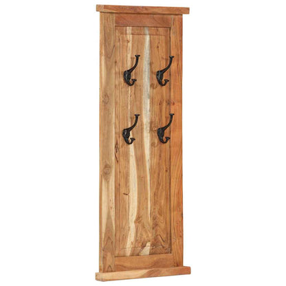 337854 vidaXL Coat Racks 2 pcs Solid Wood Acacia 38x100 cm