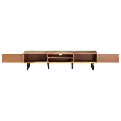 338421 vidaXL TV Cabinet 145x35x35 cm Solid Acacia Wood