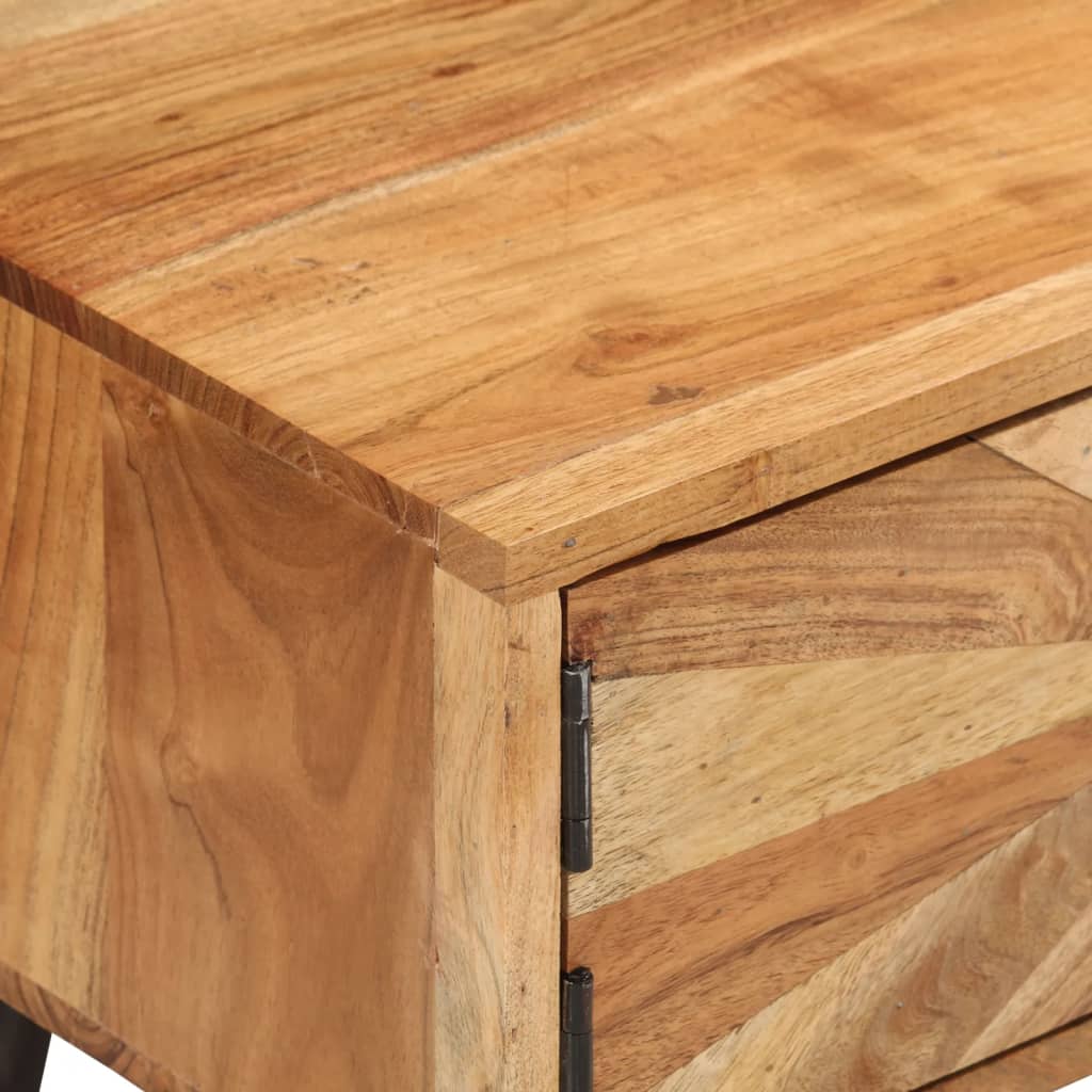 TV Cabinet 145x35x35 cm Solid Acacia Wood