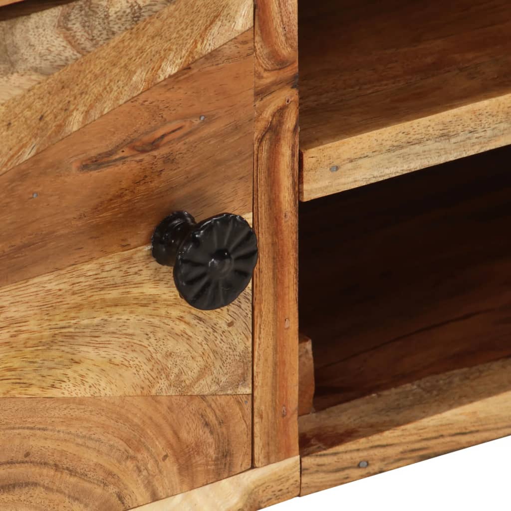 TV Cabinet 145x35x35 cm Solid Acacia Wood