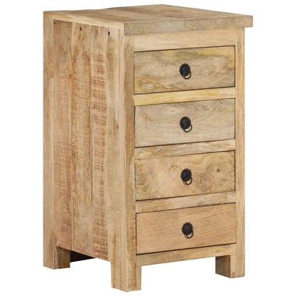 338209 vidaXL Pedestal Desk Solid Wood Mango 140x50x77 cm