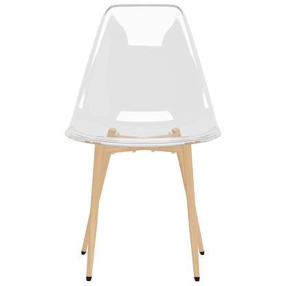 Dining Chairs 6 pcs Transparent PET