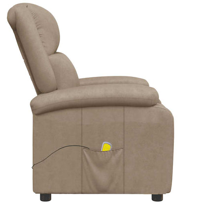 Massage Chair Cappuccino Faux Leather