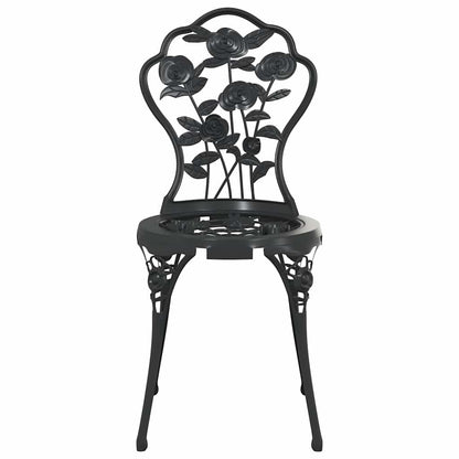 Bistro Set | Black | Cast Aluminium, Cast Iron | Medium