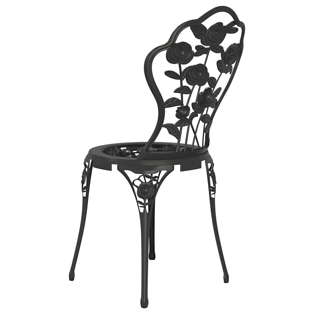 Bistro Set | Black | Cast Aluminium, Cast Iron | Medium