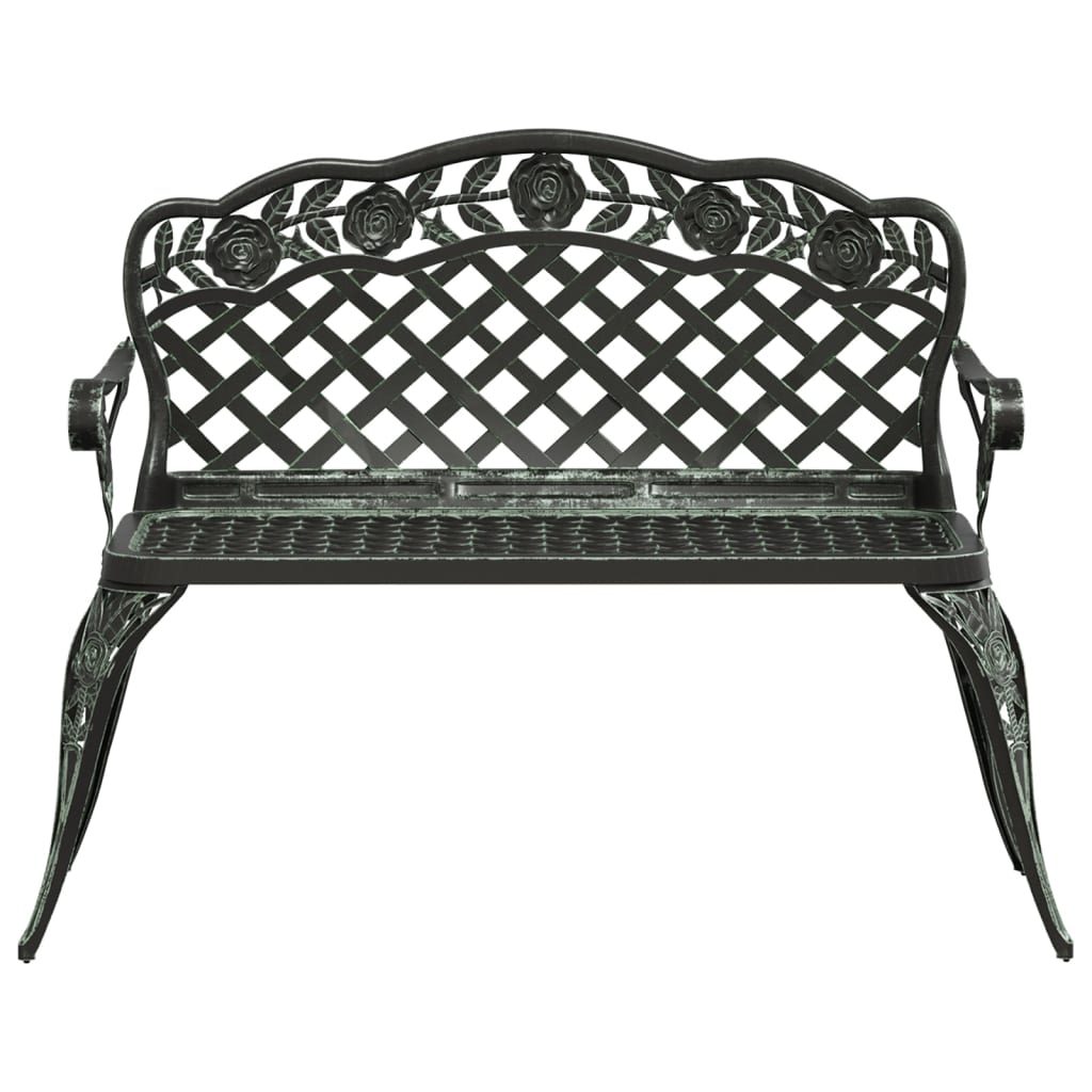 Garden Bench | Green | Cast aluminium | Medium | Durable | Garden Bench