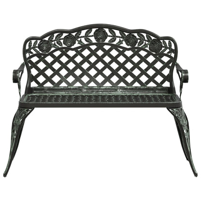 Garden Bench | Green | Cast aluminium | Medium | Durable | Garden Bench