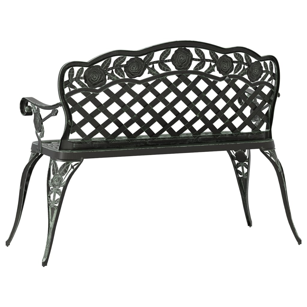 Garden Bench | Green | Cast aluminium | Medium | Durable | Garden Bench