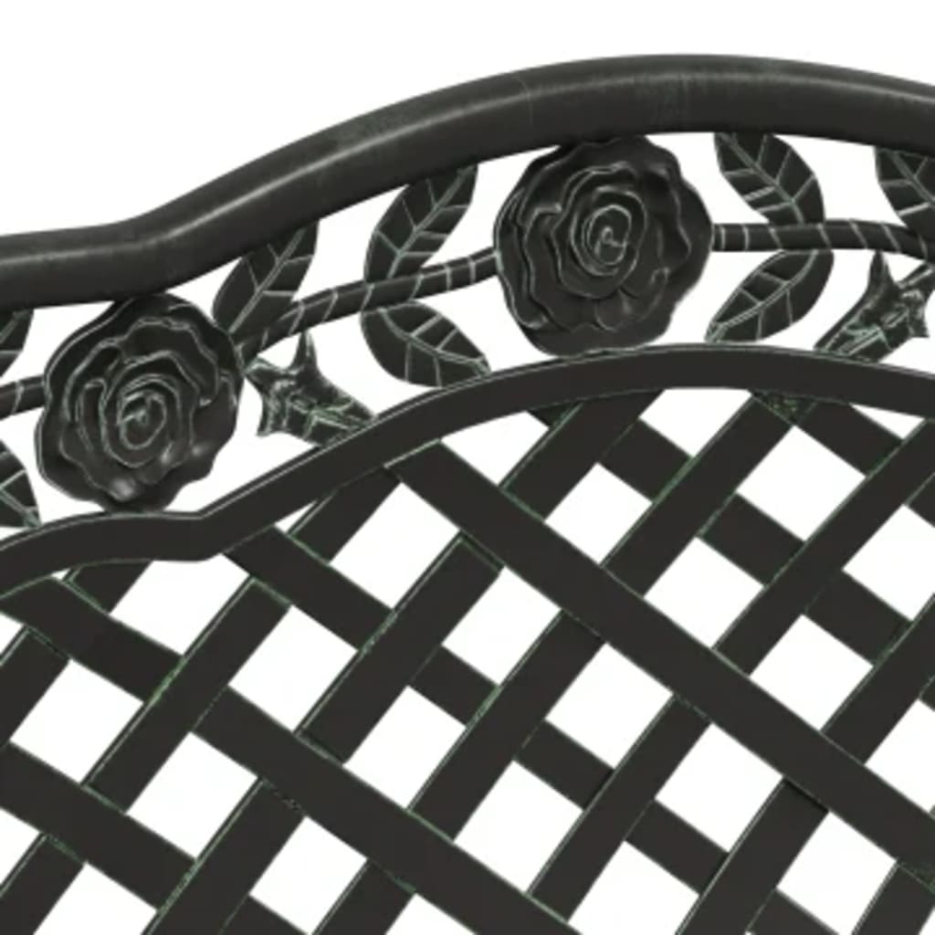 Garden Bench | Green | Cast aluminium | Medium | Durable | Garden Bench
