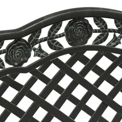 Garden Bench | Green | Cast aluminium | Medium | Durable | Garden Bench