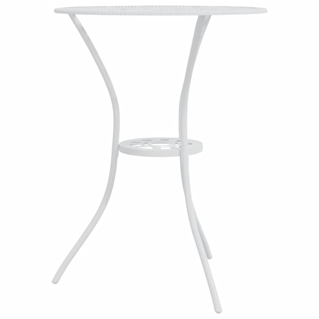 Bistro Set | White | Cast aluminium | Small | Durable | Bistro Set