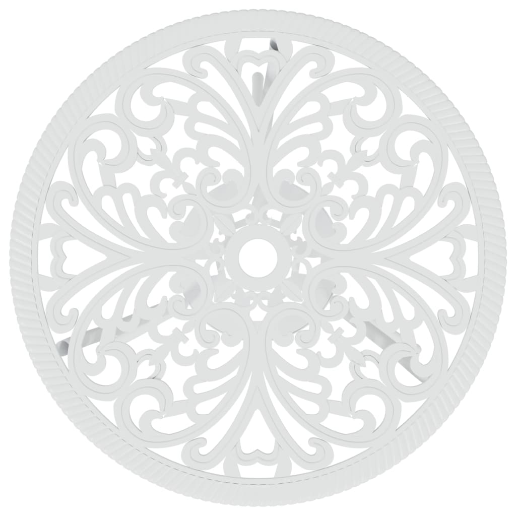Bistro Set | White | Cast aluminium | Small | Durable | Bistro Set