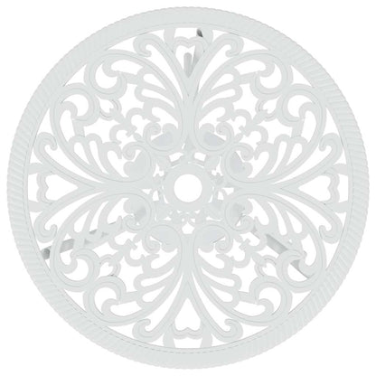 3 Piece Bistro Set Cast Aluminium White