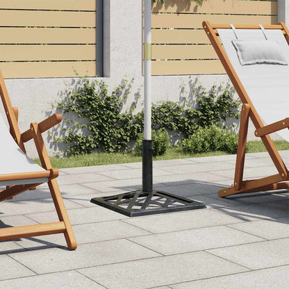 Umbrella Base Green 44x44x31 cm Cast Iron