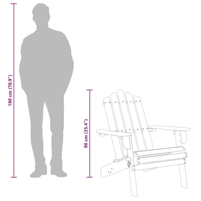 Garden Chair | Natural wood | Solid Acacia wood | Standard | Foldable