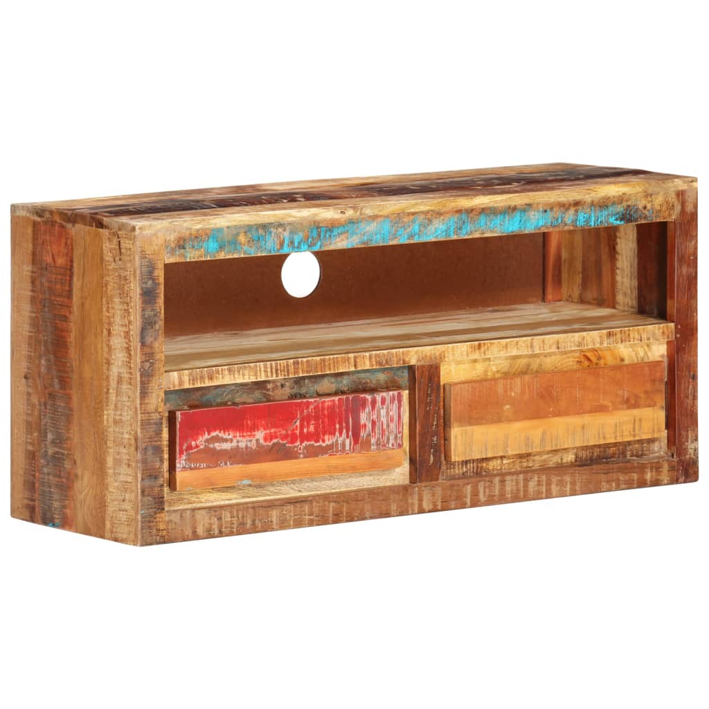 TV Cabinet 88x30x40 cm Solid Wood Reclaimed