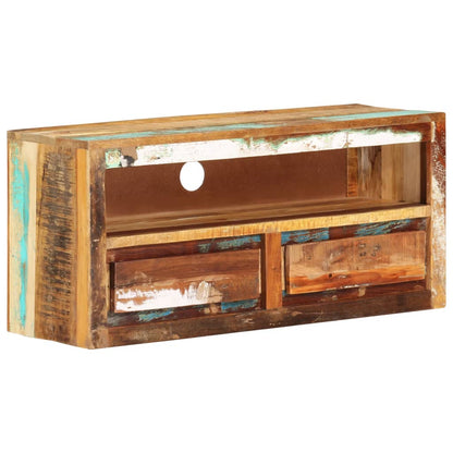 TV Cabinet 88x30x40 cm Solid Wood Reclaimed