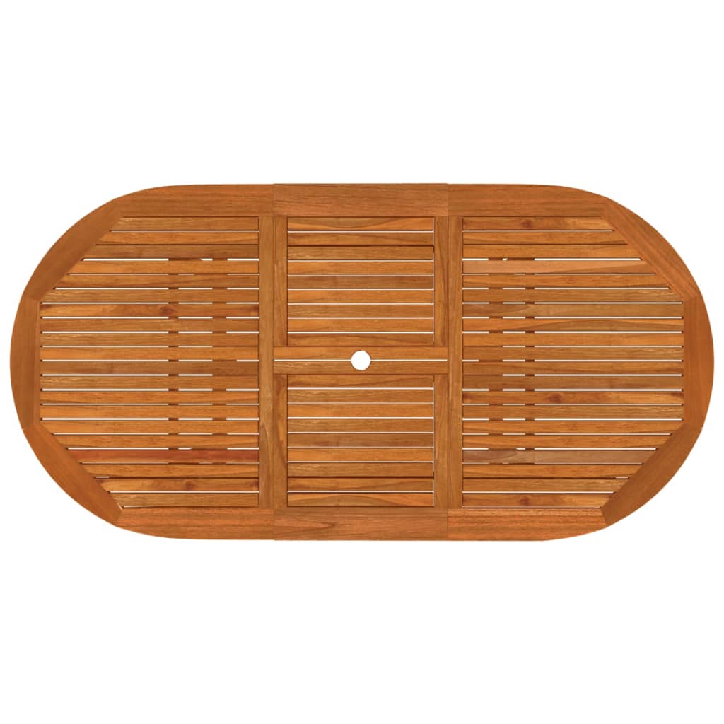 Garden Dining Set | Reddish-Brown | Solid Eucalyptus Wood | Medium