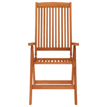 Garden Chair | Set of 4 | Solid Wood | Eucalyptus Wood with Oil Finish